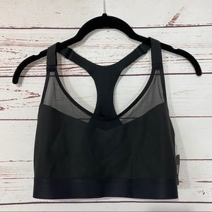 NWT Victoria’s Secret Black Mesh Sports Bra